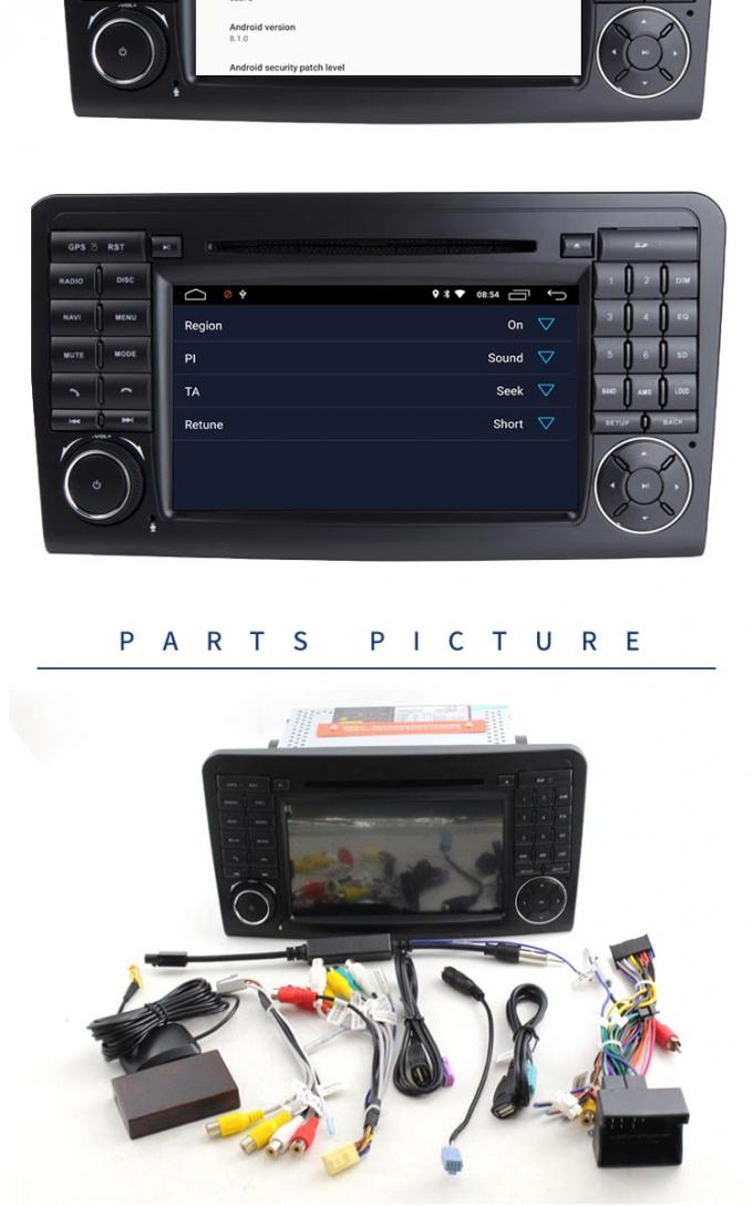 GPSの後部カメラのカー ラジオを持つ補助のUSBポートのベンツの運行DVDプレイヤー