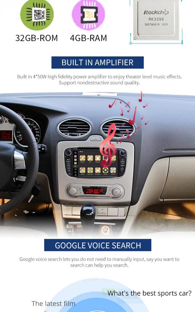 AM FMのラジオのフォード車のDVDプレイヤー サポート最も新しいAppsの作り付けの無線のチューナー