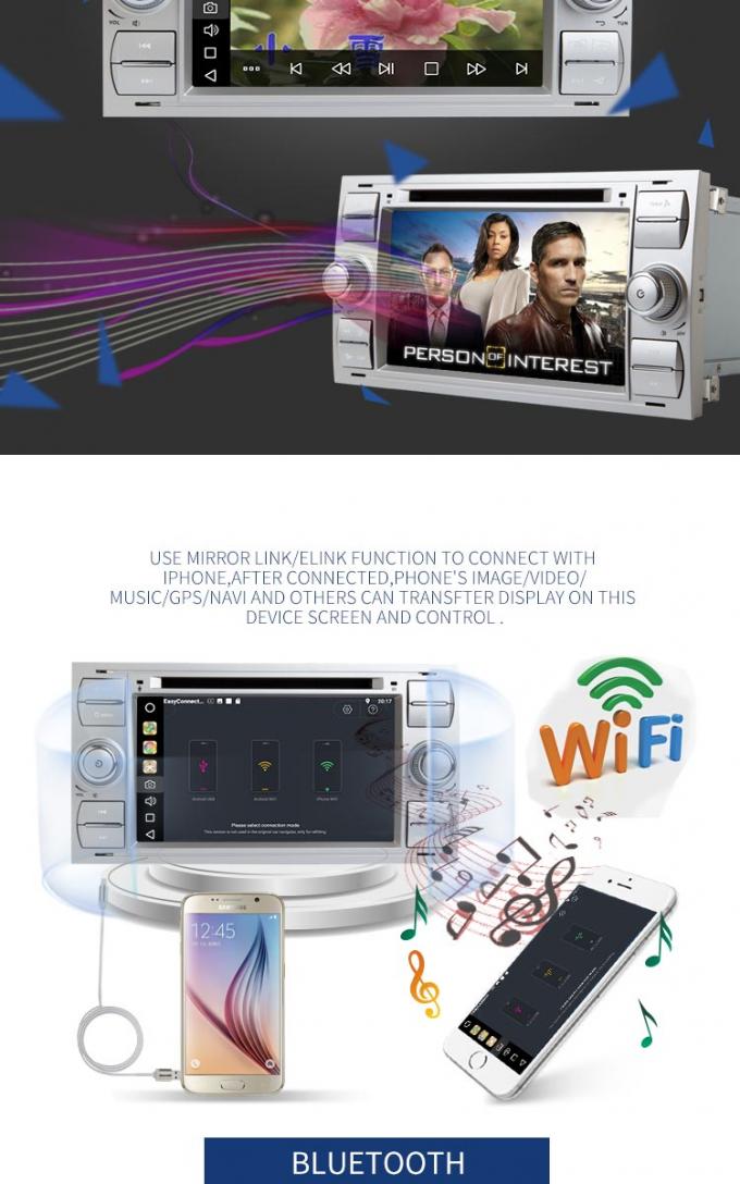 3G WIFIフォード・モンデオDVDプレイヤー、容易な操作車のマルチメディア プレイヤー