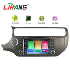 中国 キア・リオ8.0可聴周波ビデオ3G 4G SWCを持つ人間の特徴をもつ車のDVDプレイヤー 会社